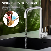 Robinet 3 en 1 fabriqué en Chine, salle de bain, luxe, or, robinet de salle de bain chaud et froid, robinet de cuisine en laiton, lavabo mural, acier inoxydable, robinet de cuisine
