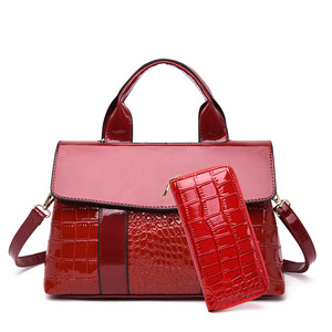 Women Handbags Large <b>Tote</b> Shoulder Bag Top Handle Satchel Hobo 2pcs Purse Set - Product Image 2