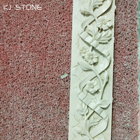 Ligne de moulage mural en marbre naturel de style américain de haute qualité garniture de sol plinthe