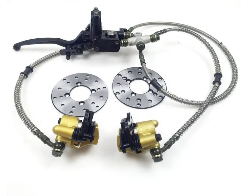 Go Kart Front Hydraulic Disc Brake Caliper Assembly 110cc 125 ATV Quad Hot Sale Dirt Bike Go kart Accessories