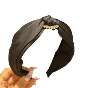 Latest Korea Design Fashion Crystal Headband Women Bow Knot Hair Accessories