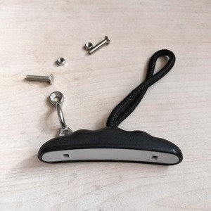 Accesorio para kayak, mango con hebilla tipo C de acero inoxidable con cuerda para lagos, ríos, recreación, duradero - Product Image 4