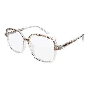 Plastik optik gözlük kadın erkek hafif gözlük çerçevesi miyop destek reçete LensPC gözlük