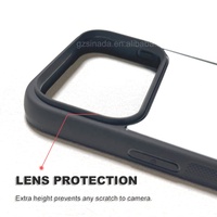 Coque de téléphone vierge 2D à sublimation par transfert thermique et recharge sans fil, pour iPhone 17 Pro, Fourniture d'usine