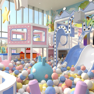 Aoleao - Equipo de Juegos Interior Personalizado con Diseño de Macaron, Piscina de Pelotas para Niños Mayores de 3 Años, de Alta Capacidad para Uso Comercial - Product Image 1