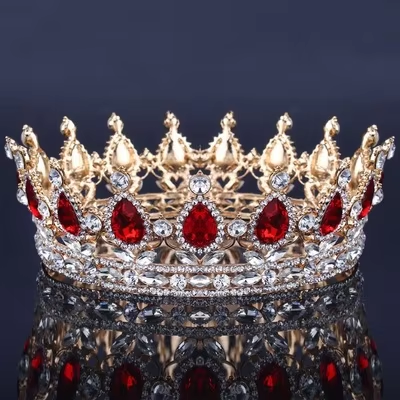 Vintage Baroque Tiara Crown for Brides - Royalty Headdress  display picture 3