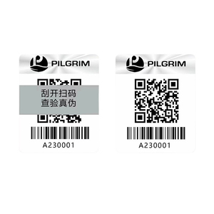 Stampabile Pvc adesivo adesivo in vinile impermeabile di sicurezza etichetta olografica con UV stampato QR codice numero di serie per l'imballaggio - Product Image 5