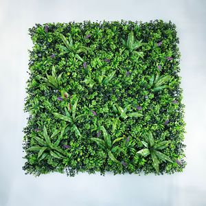 Pannello Murale Artificiale 1m*1m con Protezione UV, Giardino Verticale per Privacy, Fogliame Verde Artificiale, Pannello di Piante Finte, Muro di Erba Sintetica - Product Image 6