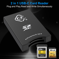 Adaptateur de carte mémoire usb 3.2 10Gbps CFexpress Type B lecteur de carte pour Sony Sandisk/Lexar/progressiade/Ritz Gear/Delkin carte mémoire