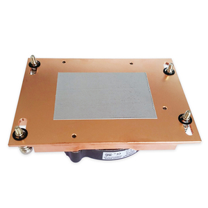 1U Server Cooler Pure Copper Skived Fin 165W TDP Heatsink With Two for EPYC Socket SP3/TR4 CPU 1U Server CPU Cooler - Product Image 3