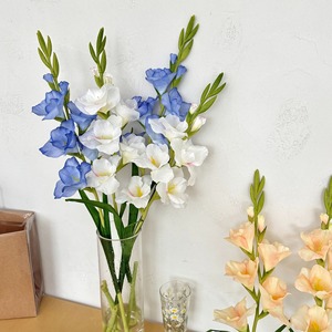 Haute qualité 3D colle douce fleur d'orchidée artificielle branche épée pour décorations de mariage à la maison cadeau de saison de remise des diplômes de la mère - Product Image 6