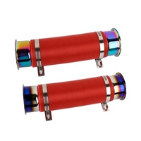 Tuyau d'admission d'air flexible en aluminium universel 76mm 3 "pour voiture Tube en PVC Tuyau télescopique d'entrée de conduit de refroidissement d'air pour moteur