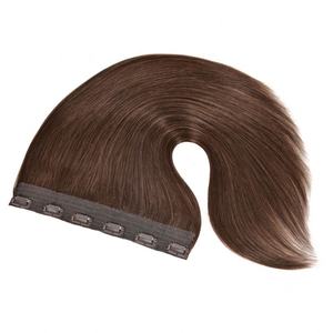 Extensions de cheveux à clipser en une seule pièce, 100% cheveux humains vierges Remy brésiliens, double trame, qualité 9A, ISWEET - Product Image 4