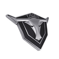 Emblema de Coche Personalizado en 3D, Logotipo de Plástico ABS Cromado, Insignia para Parrilla de Coche, Adhesivo para Carrocería