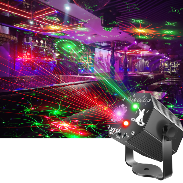 New Arrival Red and Green DJ Laser Projector with 72 Kinds Dyeing Effect Disco Party for Night Club