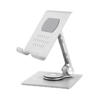Ordinateur portable de bureau debout paresseux réglable support de tablette rotatif à 360 degrés Dock table/support pour ordinateur portable