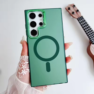 Étuis de téléphone portable magnétiques IMD 14 15 Pro Max aimant de couverture acrylique pour <span class=keywords><strong>Iphone</strong></span> 12 13 16 accessoires de téléphone portable affaires - Product Image 2