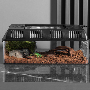 Relaxlines - Terrarium d'élevage de reptiles personnalisable, en PC et ABS, fermé, portable, en plastique, avec éclairage - Product Image 6