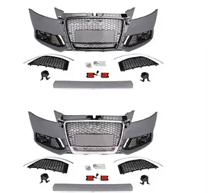 Phụ tùng ô tô New Arrival RS3 loại front bumper với lưới tản nhiệt cho Audi A3 8p 2008 2013 nâng cấp RS3 front bumper body Kit