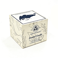 Boîte en carton rigide carrée personnalisée, écologique, de qualité supérieure, pour bougies parfumées, parfums, emballages cadeaux de luxe, vente en gros