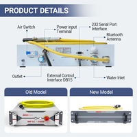 Sumber Laser serat Laser MAX, 1500w 2000w 3000w 6000w untuk pengelasan, baja tahan karat, baja karbon, sumber Laser serat maxfotonik