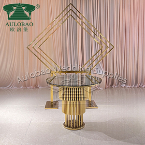 Sang Trọng Cơ sở thép không gỉ Wedding Glass bánh bảng cho sinh nhật - Product Image 4