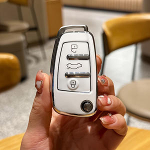 Coque de clé pliable 3 boutons pour <span class=keywords><strong>Audi</strong></span>, compatible avec A1, A3, <span class=keywords><strong>Q3</strong></span>, Q7, R8, A6L, TT - Product Image 6