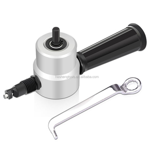 Eléctrico doble de la hoja de corte de Metal de doble cabeza Nibbler hoja <span class=keywords><strong>VI</strong></span> cortador herramienta Taladro - Product Image 3