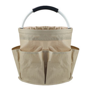 Foldable Picnic <strong>Basket</strong> with Aluminum Handle Multi-pocket Collapsible Beach Bag Outdoor Travel <strong>Storage</strong> <strong>Basket</strong> - Product Image 5