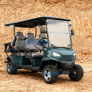 Voiturette de golf 60V élégante et futuriste avec une capacité de charge élevée, véhicule de club avec transport spécial sécurisé - Product Image 4