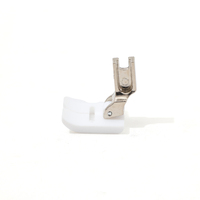 Accessoires pour machine à coudre à point chevron T35 avec pied presseur ouvert en plastique PTFE