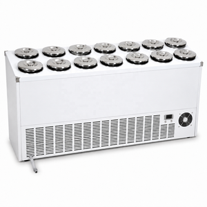 Unité de trempage de gelato Pozzetti à effet impeccable, modèle Excellent Trait, avec design minimaliste en forme de cœur, fonction de relance automatique et support polyvalent. - Product Image 3