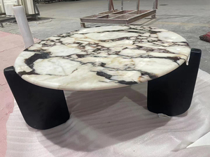 Tmz OEM/ODM 2024 Tím tĩnh mạch phổ biến calacatta Viola bảng đá cẩm thạch đồ nội thất bằng đá cẩm thạch bảng - Product Image 5