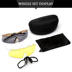 アンチショック射撃サングラスCsアタックUv保護戦術的なアイメガネ戦術的なサンメガネメーカー価格 - Product Image 5