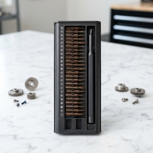 Jeu de tournevis de précision en acier allié S2 de 26 pièces avec zone magnétique intégrée - Product Image 2