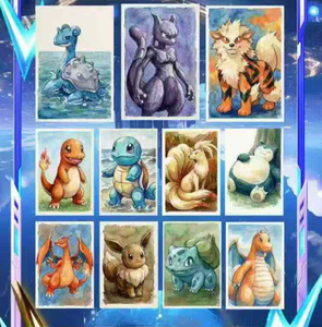 Collection de cartes Pokémon LINGXI Culture, jouets, cartes à collectionner rares, cartes à échanger en papier, boîte mystère pour enfants, divertissement familial - Product Image 3