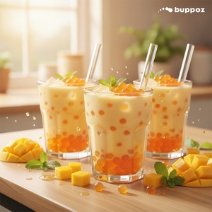 มะม่วงป๊อปปิ้งโบบา ฮาลาล วีแกน ท็อปปิ้งชานมไข่มุก บรรจุ 3.2 กก. - Product Image 5
