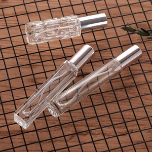 Botella de Perfume de Vidrio Delgada y Alta de 10 ml, Botella de Spray con Fondo Grueso de 15 ml, Botella Recargable para Cosméticos, Botella de Spray Portátil - Product Image 1