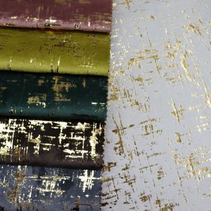 Tissu de canapé en velours avec estampage à chaud et bronzage, prix au mètre - Product Image 3