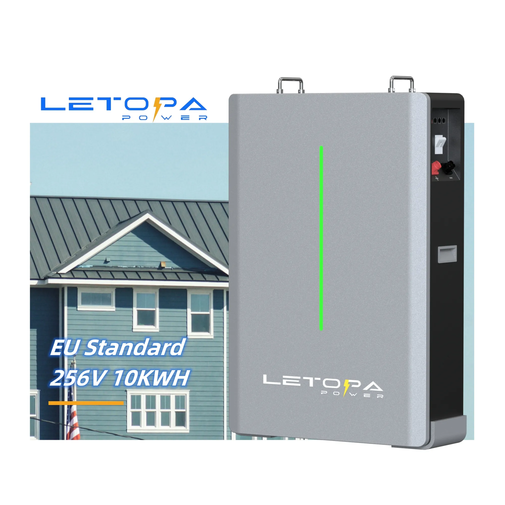 LETOPAリチウム電池Lifepo4充電式電池パックグリッド上のスマートソーラーシステム高電圧256V40ah 10kwh 20kwh 30kwh