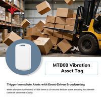 Capteur de position d'accélérateur, moniteur de vibrations, capteur de vibrations sans fil intelligent pour l'industrie IoT, Bluetooth BLE 5.3, balise d'identification d'actifs