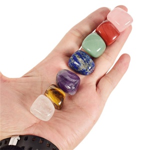 Chữa Bệnh Sỏi Pha Lê Thiền Đá Cọ Bảy Luân Xa Đá Vụn Reiki <span class=keywords><strong>Set</strong></span> - Product Image 1