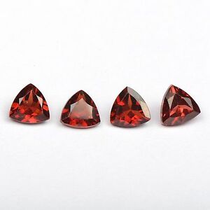 Piedra preciosa suelta facetada de alta calidad IGI certificada por fábrica de quilates granate rojo de Mozambique natural de corte trillón de 10mm al por mayor - Product Image 3