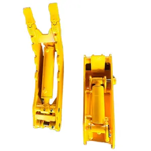Reinforced Excavator Attachments Hydraulic Thumb Clip Excavator Quick Coupler For Small Large Excavators