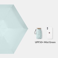 Nouveau mini parapluie manuel anti-UV noir, design compact à 40 %, personnalisable, idéal comme cadeau publicitaire, vente en gros