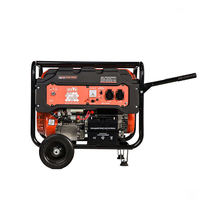 Générateur d'essence refroidi par air BISON CHINA BS5500 5500 Watt 5kW 220V 50/60Hz Démarrage électrique Réservoir de carburant de 25L Certifié CE pour la maison