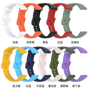 Trendybay Nouvelle Arrivée 2026 Bracelet en Silicone Souple à Boucle Papillon pour Montres Connectées <span class=keywords><strong>Huawei</strong></span> <span class=keywords><strong>Band</strong></span> 10 9 8 7 Smart Gt5 Gt6 Pro Gt4 Gt3 Gt2 20mm - Product Image 2