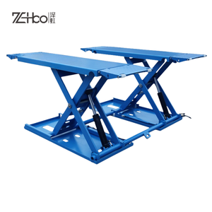 Taşınabilir 4000kg orta katlı hidrolik araba makaslı asansörler çift silindir 1.2m 110v/220v/380v araba asansörleri - Product Image 5