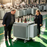 Transformateur de distribution de puissance triphasé immergé dans l'huile Taishun S11 200KVA 50/60Hz 6.3kV 10kV