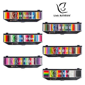 ชุดสีเพ้นท์หน้าคุณภาพสูงแบบมืออาชีพ สีน้ำ สำหรับขายส่ง สีรุ้งหลากเฉด ชุดเพ้นท์หน้าสำหรับเด็กและผู้ใหญ่ - Product Image 4